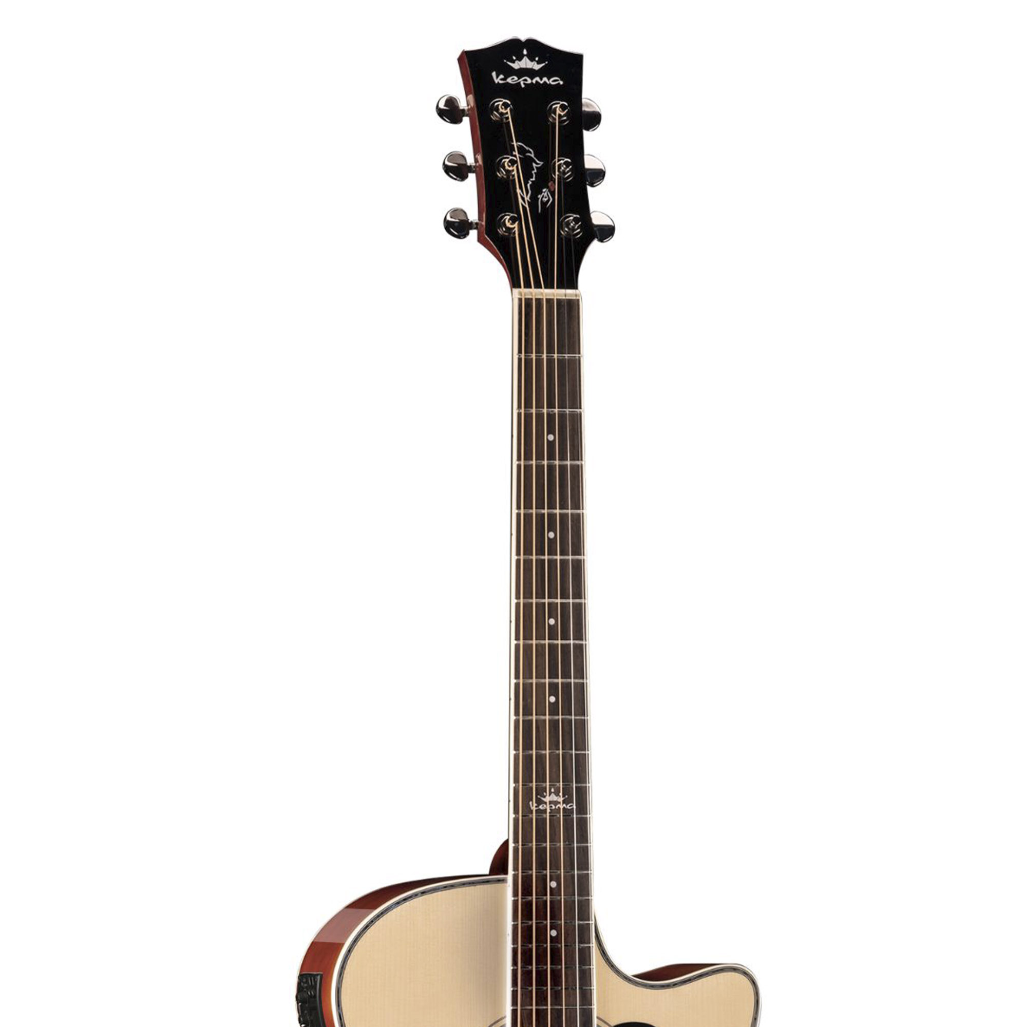 Kepma A1Ce Semi Acoustic Guitar - Natural