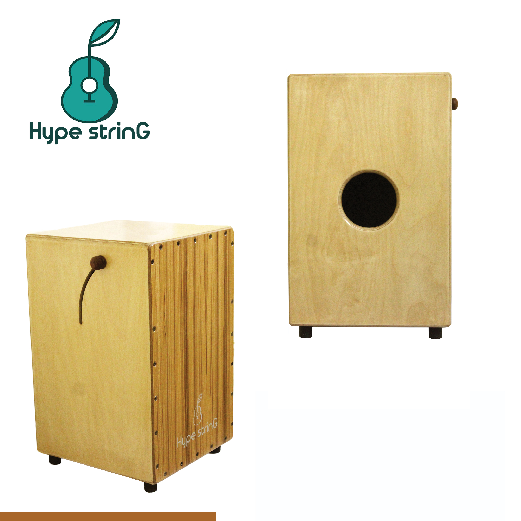 Hype String Cajon Birch Wood Adjustable Snare CB500AS