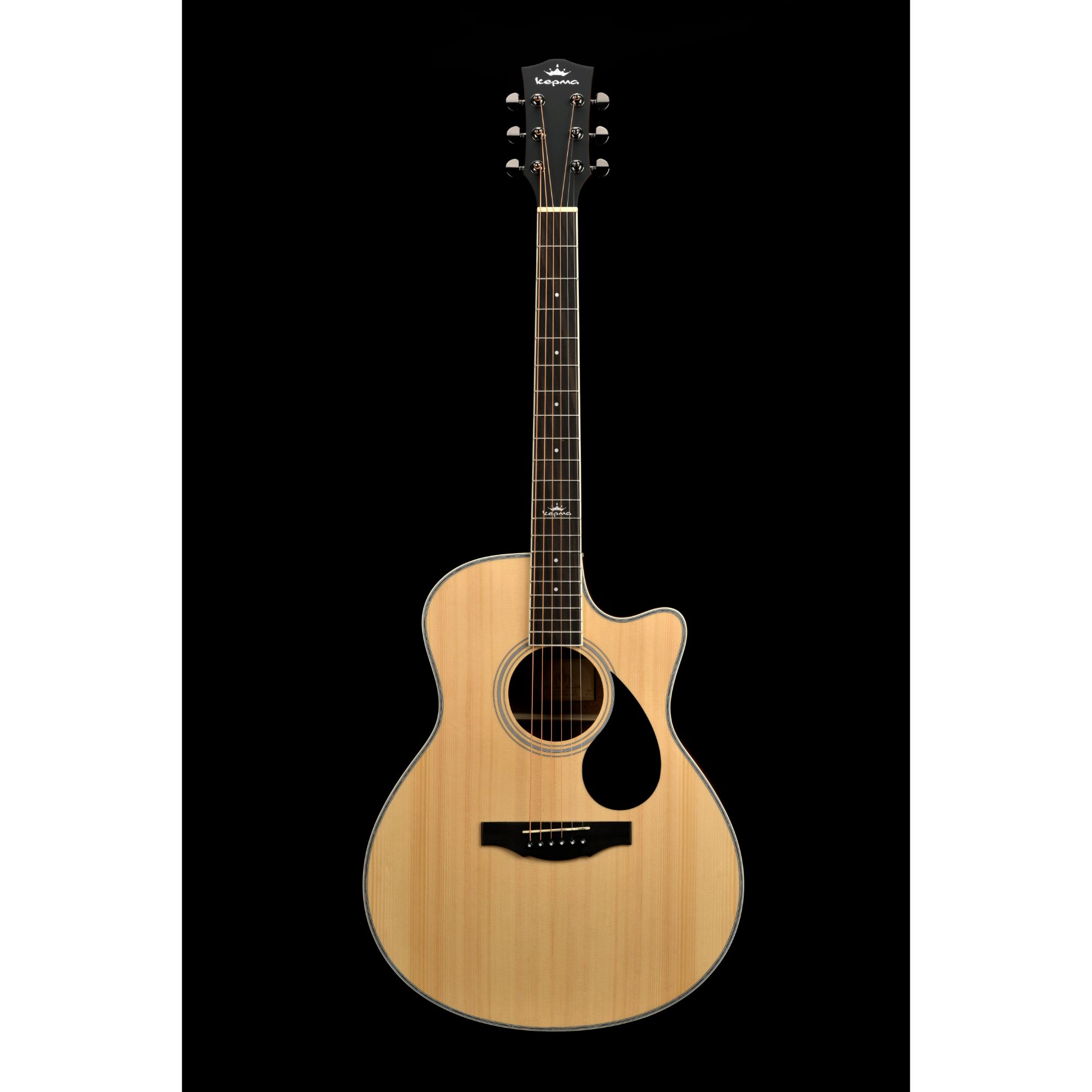 Kepma A1C Acoustic Guitar Natural Matt