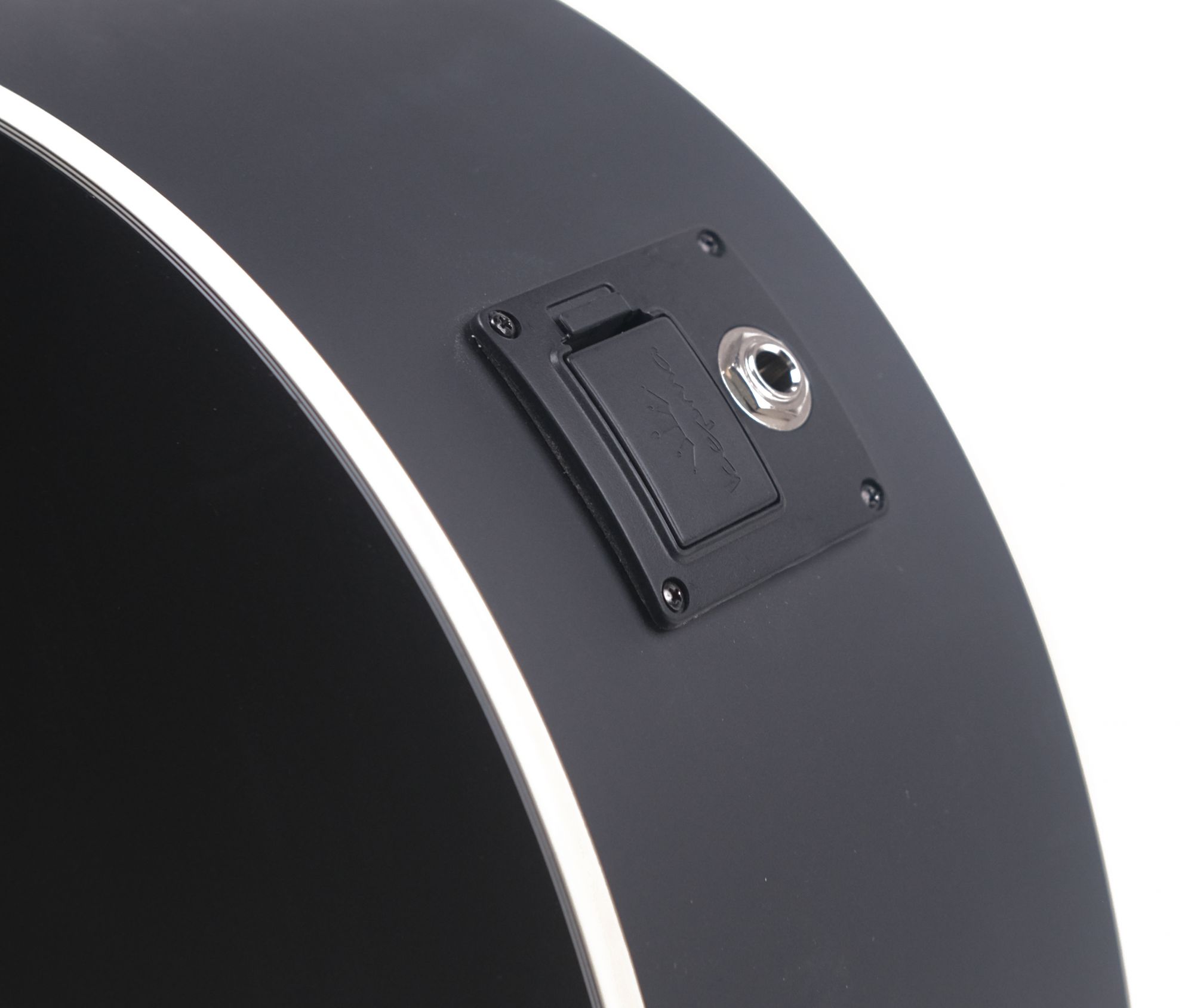 Kepma A1Ce Semi Acoustic Guitar Matt -Black Matt