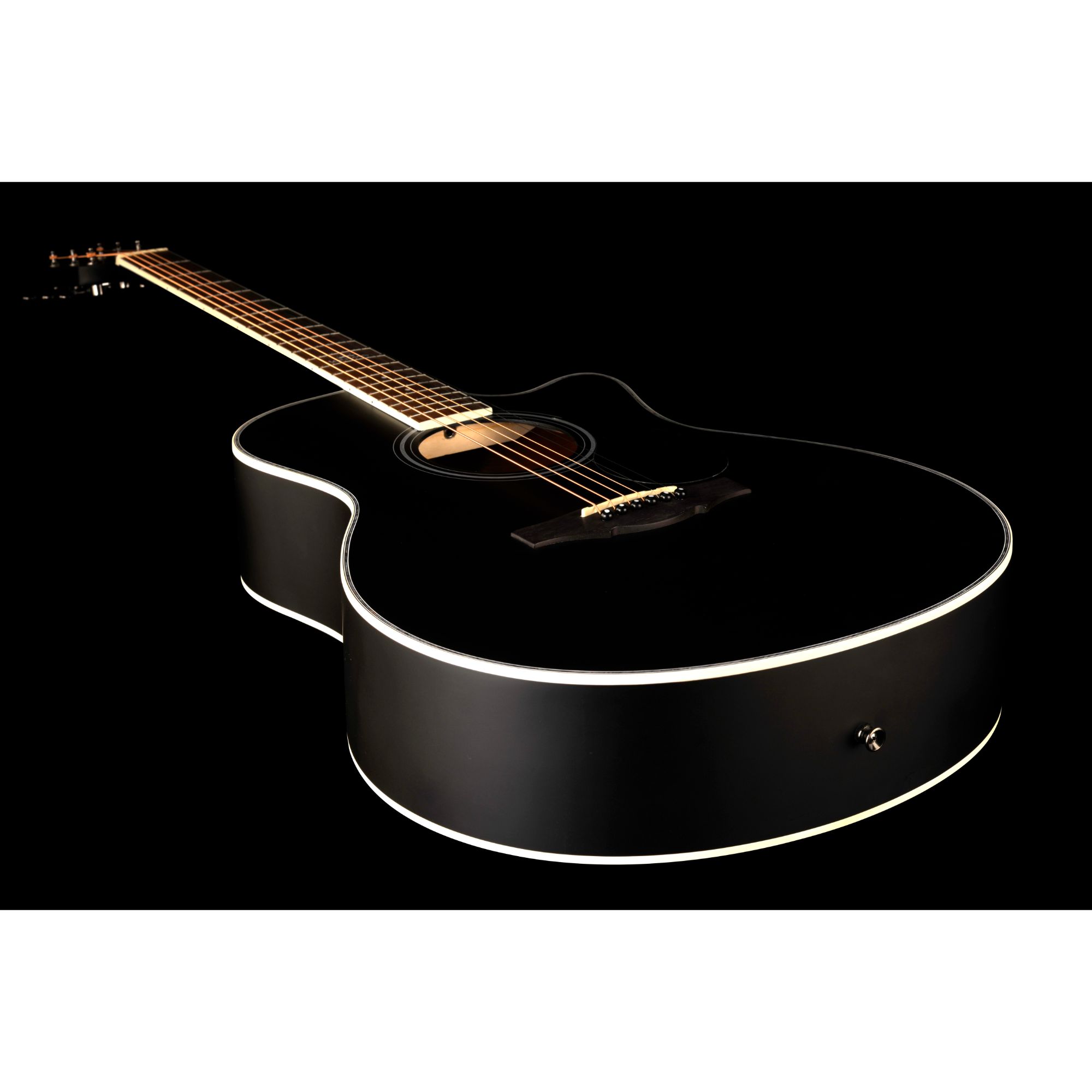 Kepma A1C Acoustic Guitar Matt Black