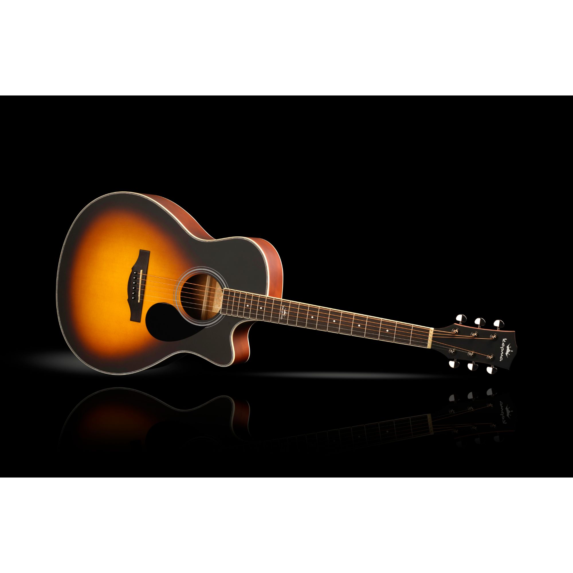 Kepma A1C Acoustic Guitar Suburst Matt