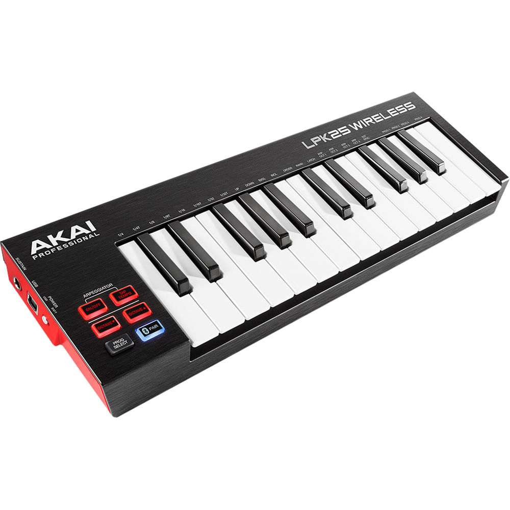 Akai Professional LPK25 Wireless USB-MIDI Controller with Bluetooth