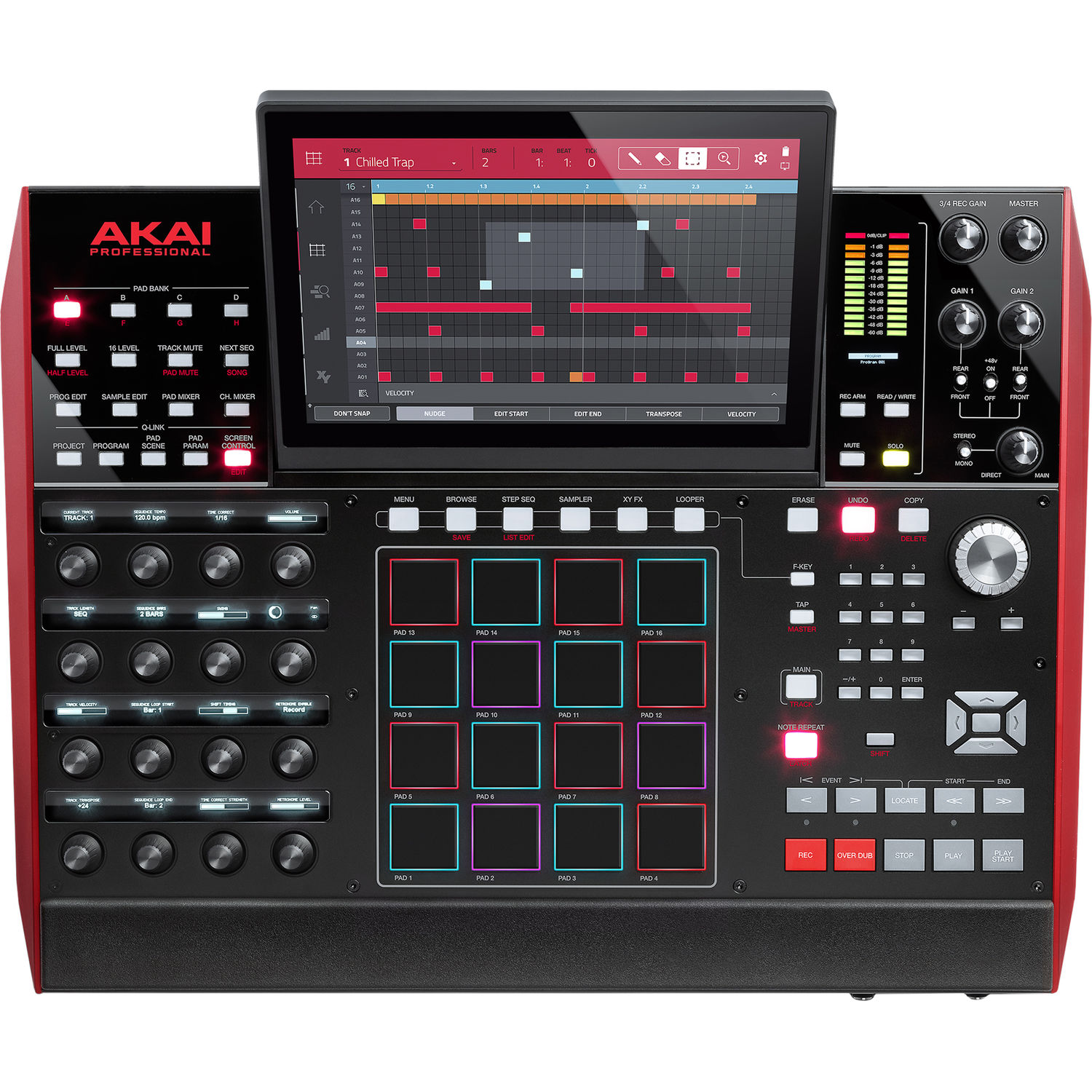 Akai Professional MPC X - Standalone Music Production Center with Sampler and Sequencer