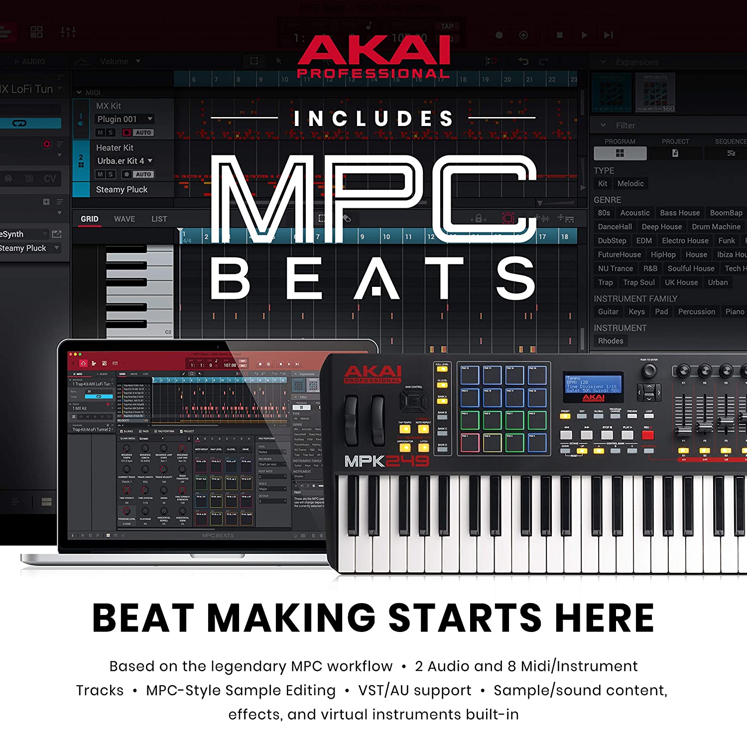 Akai Professional MPK 249 - Performance Keyboard Controller