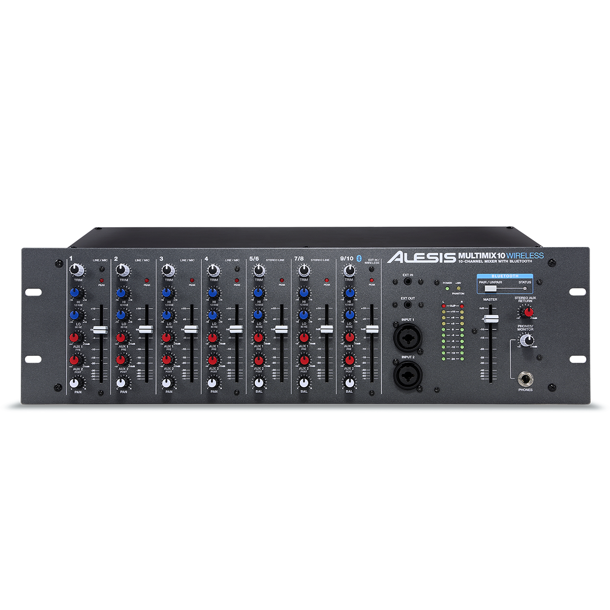 Alesis MultiMix 10 Wireless Rackmount 10-Channel Mixer