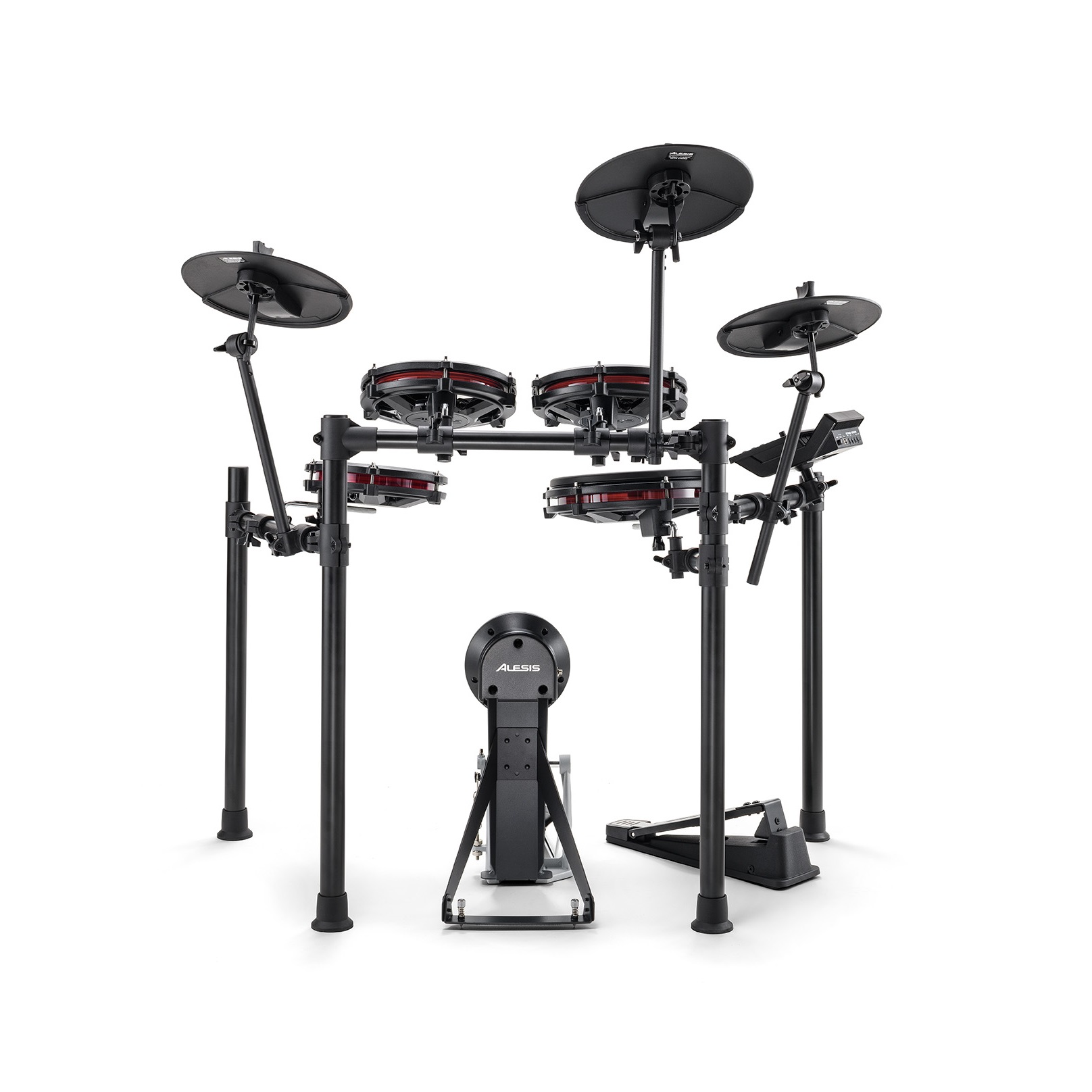 Alesis Nitro Max Kit Eight Piece Electronic Drum Kit with Mesh Heads and Bluetooth