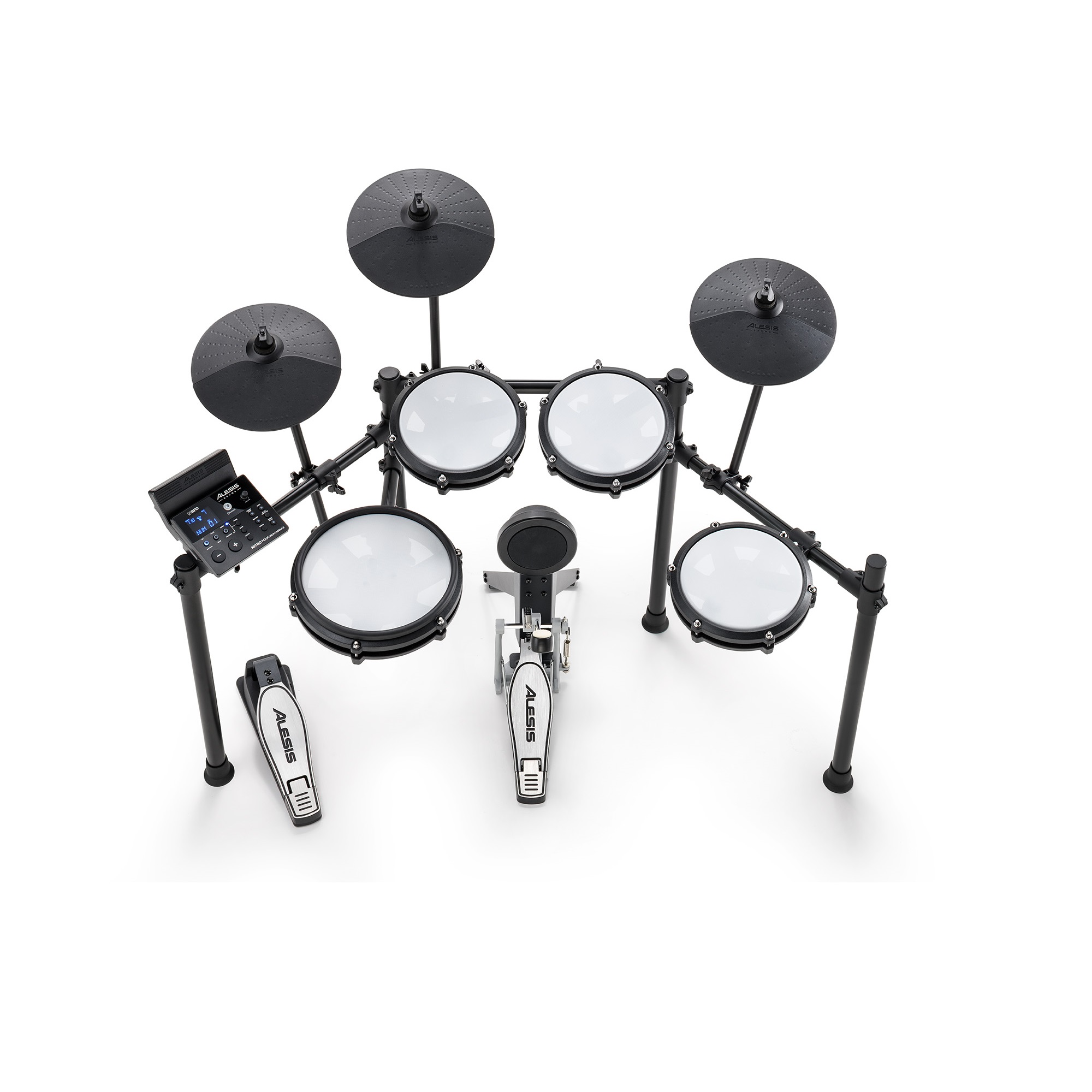 Alesis Nitro Max Kit Eight Piece Electronic Drum Kit with Mesh Heads and Bluetooth
