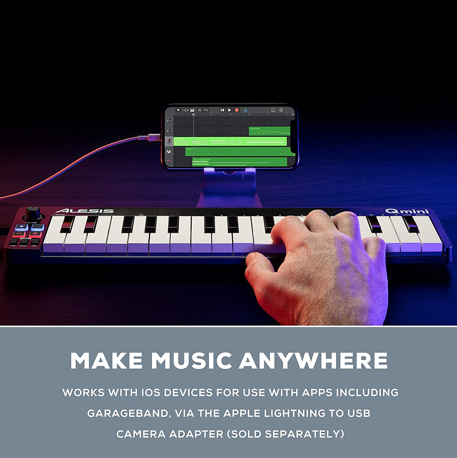 Alesis Qmini Compact 32-Key USBMIDI Keyboard Controller