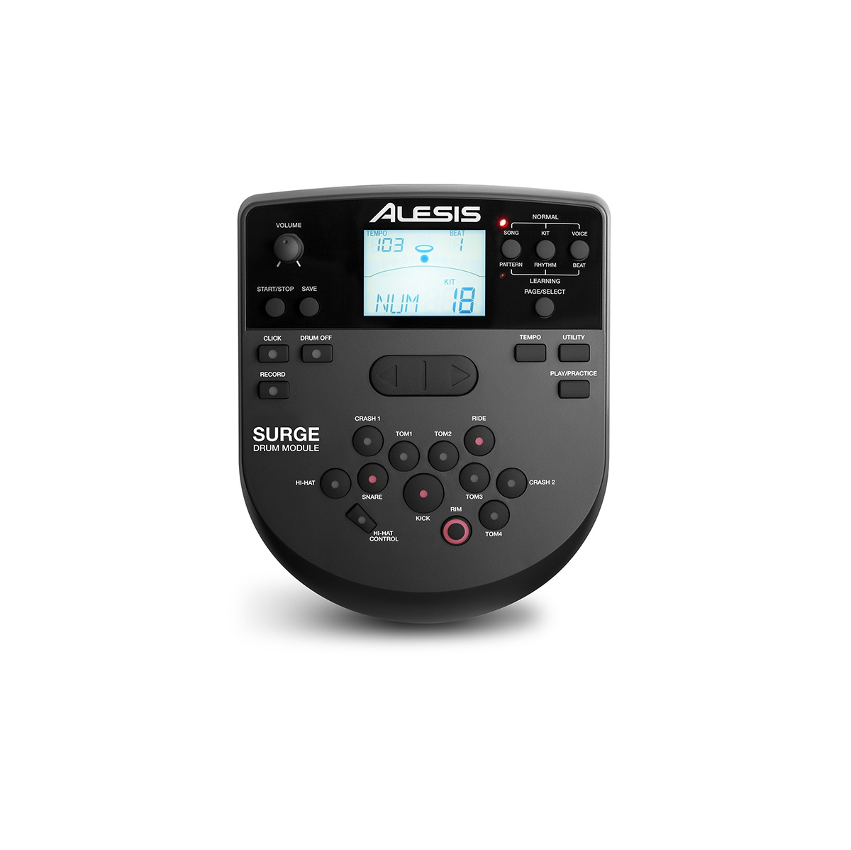 Alesis Surge Mesh Kit Eight-Piece Electronic Drum Kit with Mesh Heads