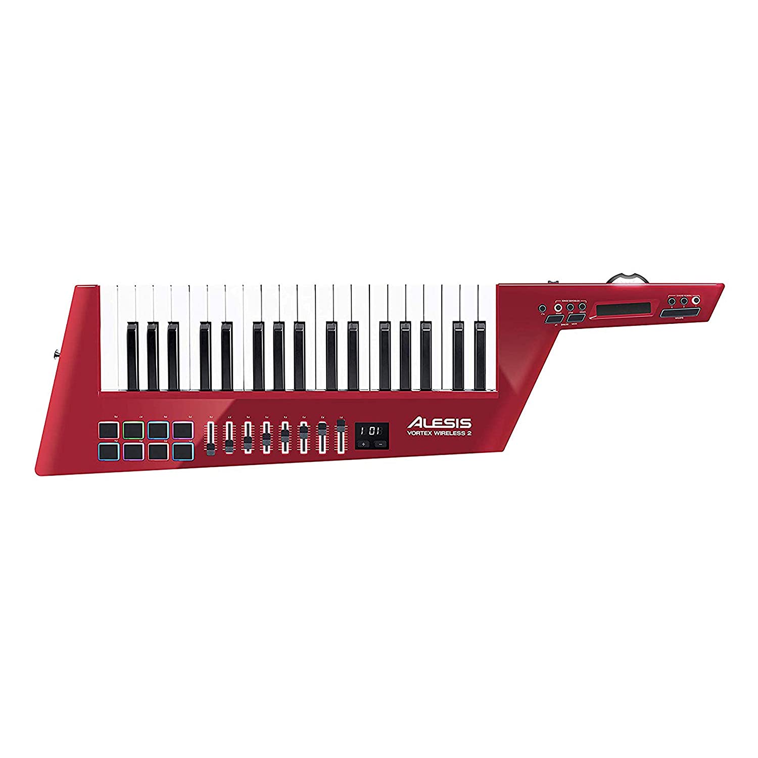 Alesis Vortex Wireless 2 USBMIDI Wireless Keytar Controller Red