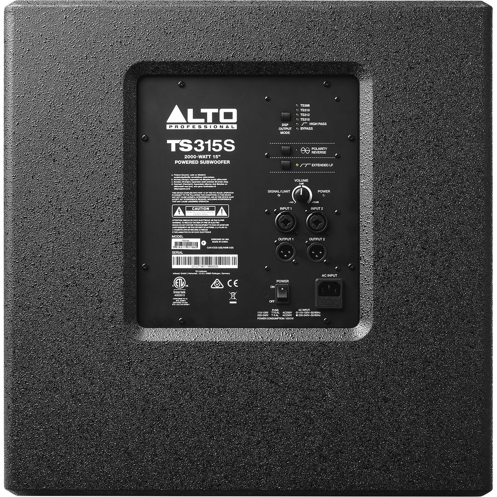 Alto Professional TS315S 15 2000W Powered Subwoofer