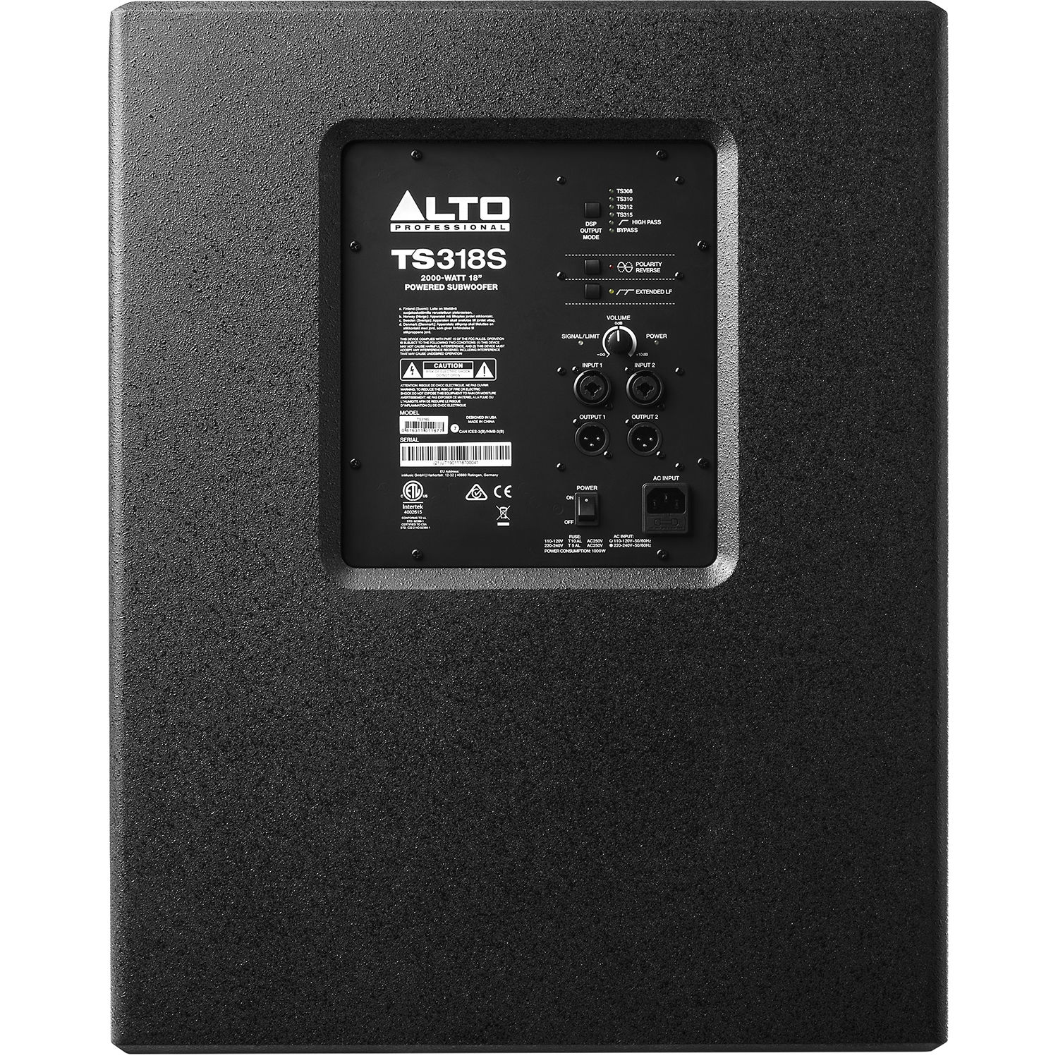 Alto Professional TS318S 18 2000W Powered Subwoofer