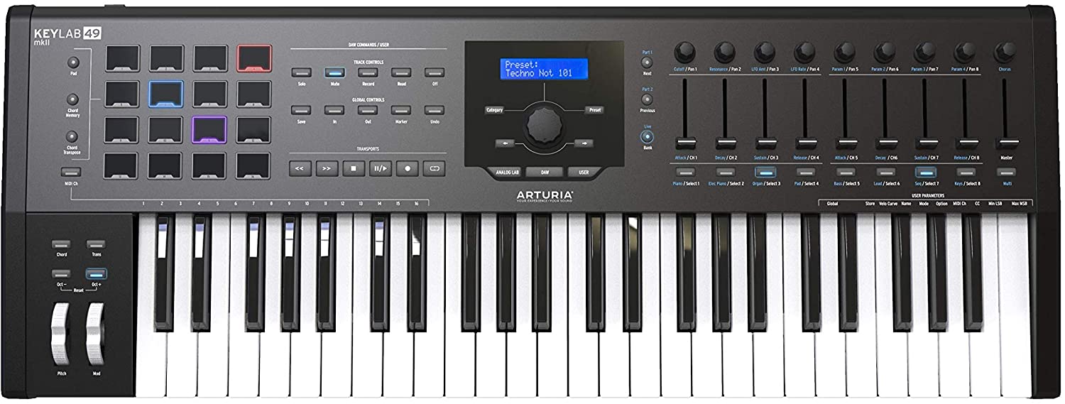 Arturia Keylab 49 MKII Midi Keyboard Controller