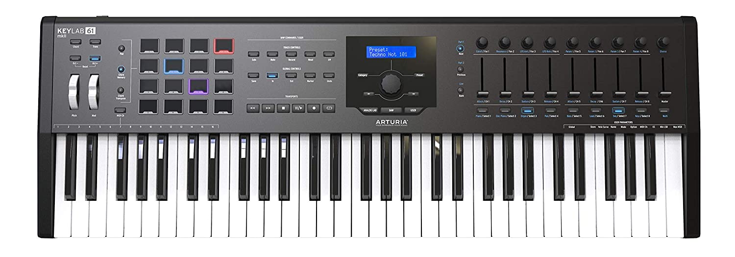 Arturia Keylab 61 MKII Midi Keyboard Controller