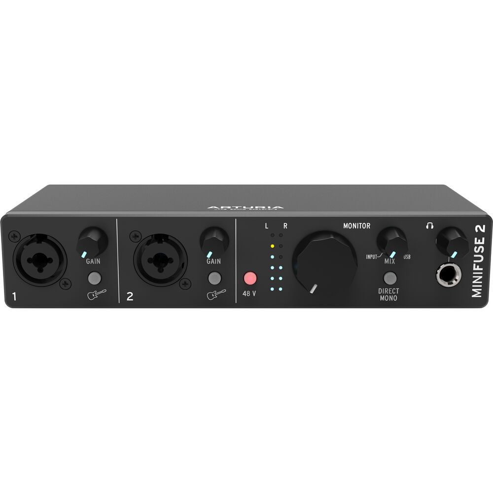 Arturia MiniFuse 2 Portable 2x2 USB Type-C AudioMIDI Interface