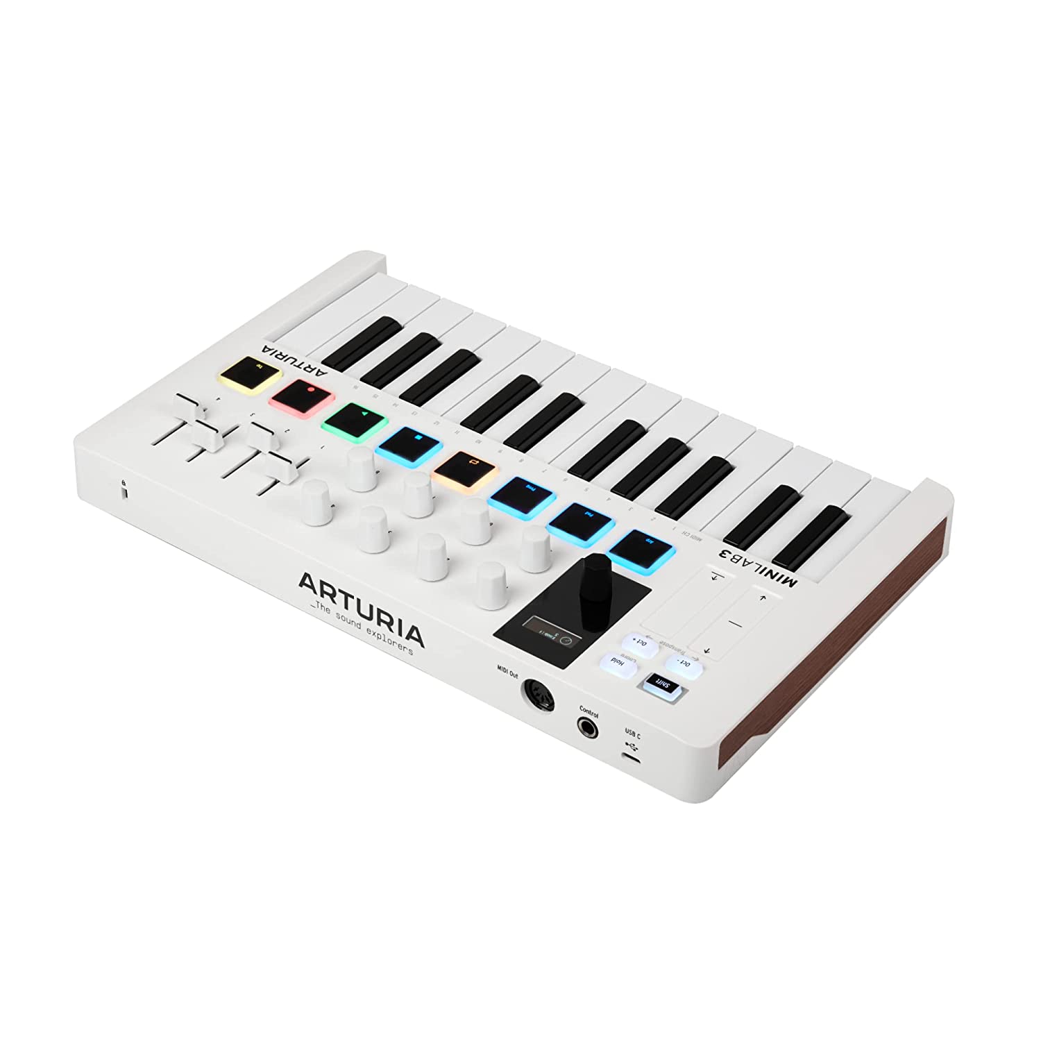 Arturia Minilab MKIII 25 Slim-key Midi Keyboard - White