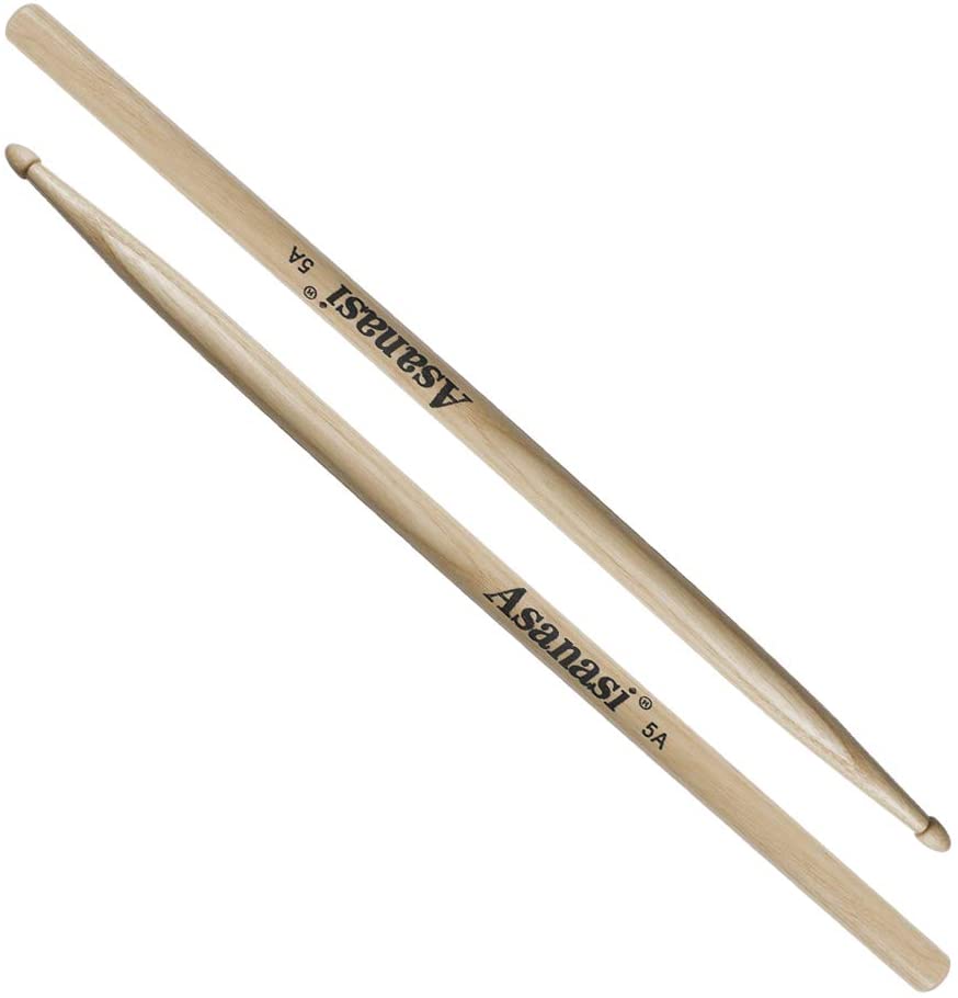 Asanasi 5A Drum Sticks American Hickory Wood Drumsticks