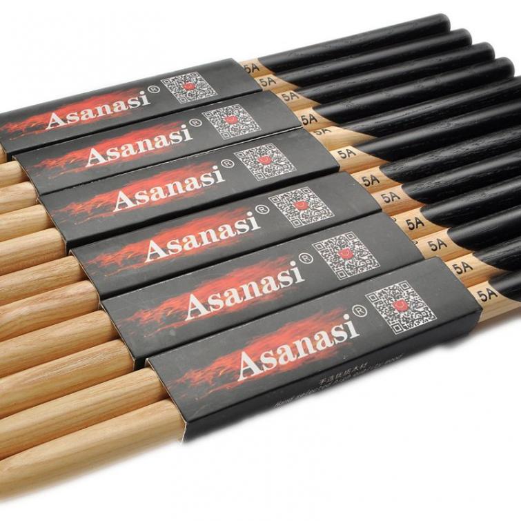 Asanasi 5A Drum Sticks American Hickory Wood Drumsticks