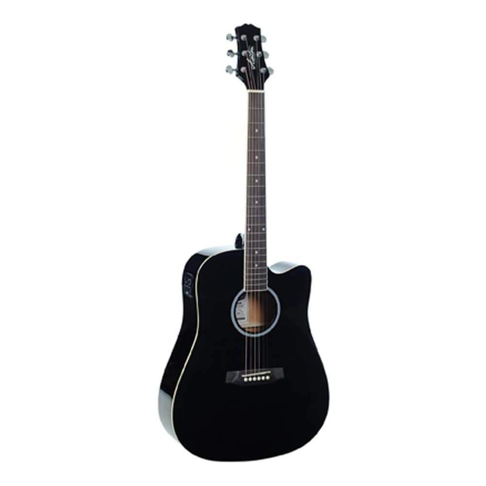 Ashton D20CEQ Dreadnought 41-Inch Cutaway Electro-Acoustic Guitar