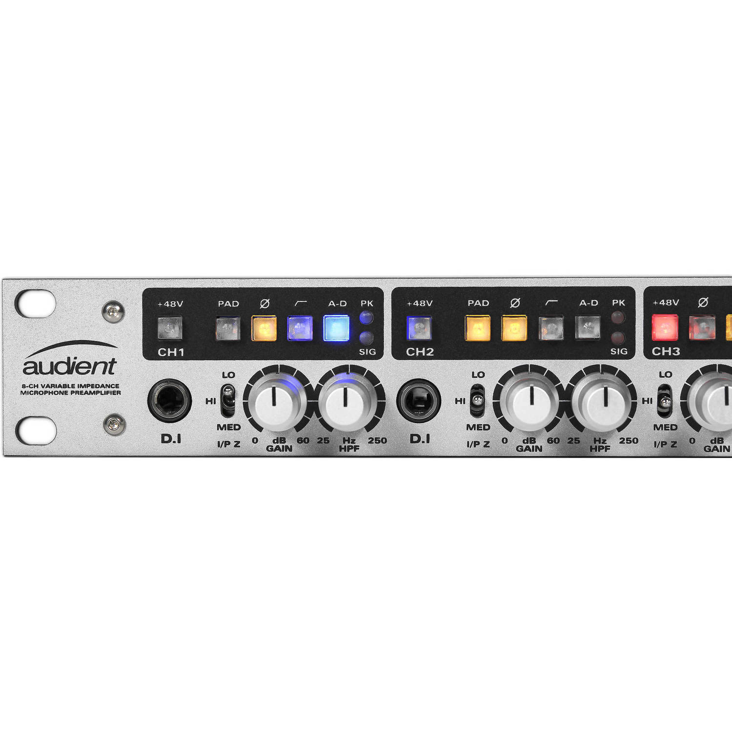 Audient ASP880 - 8-Channel Microphone Preamplifier and ADC
