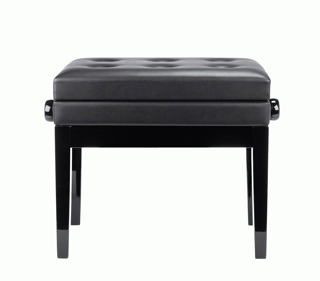 BEALE BPB220BK PIANO BENCH PLUSH CUSHION WSTORAGE