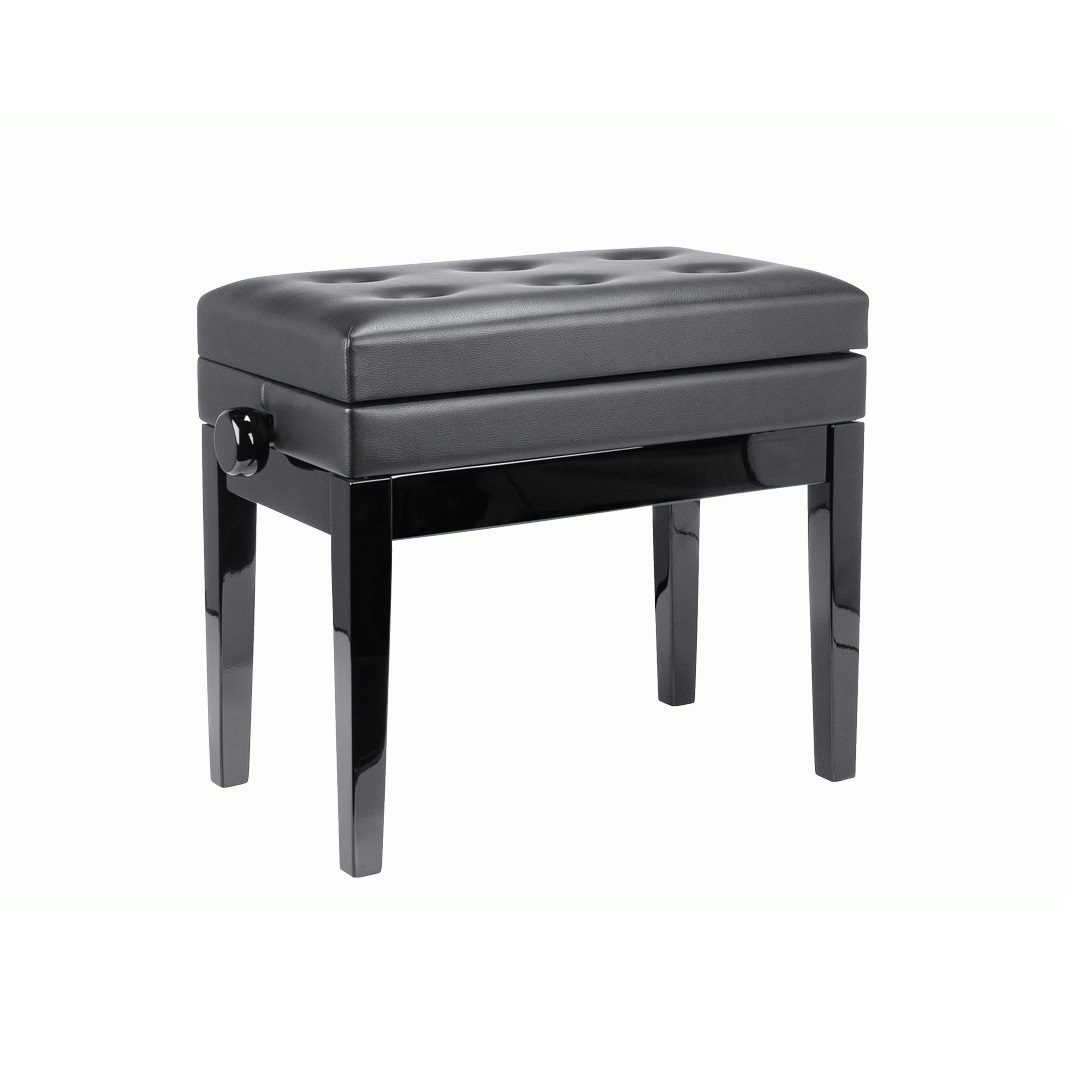BEALE BPB220BK PIANO BENCH PLUSH CUSHION WSTORAGE