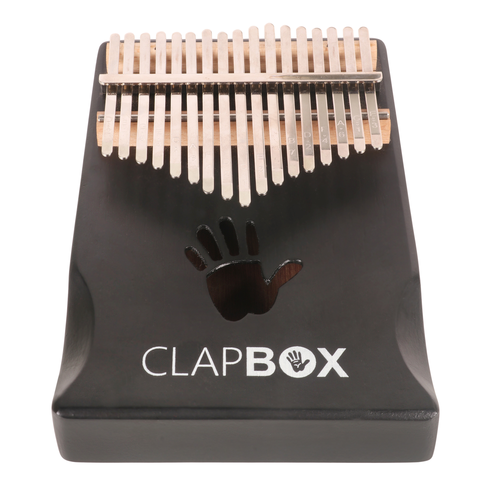 Clapbox 17 Keys Kalimba Black with Tune Hammer