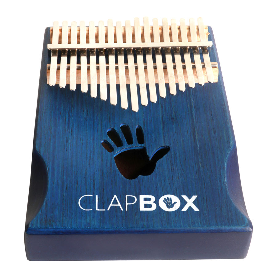 Clapbox 17 Keys Kalimba Blue with Tune Hammer