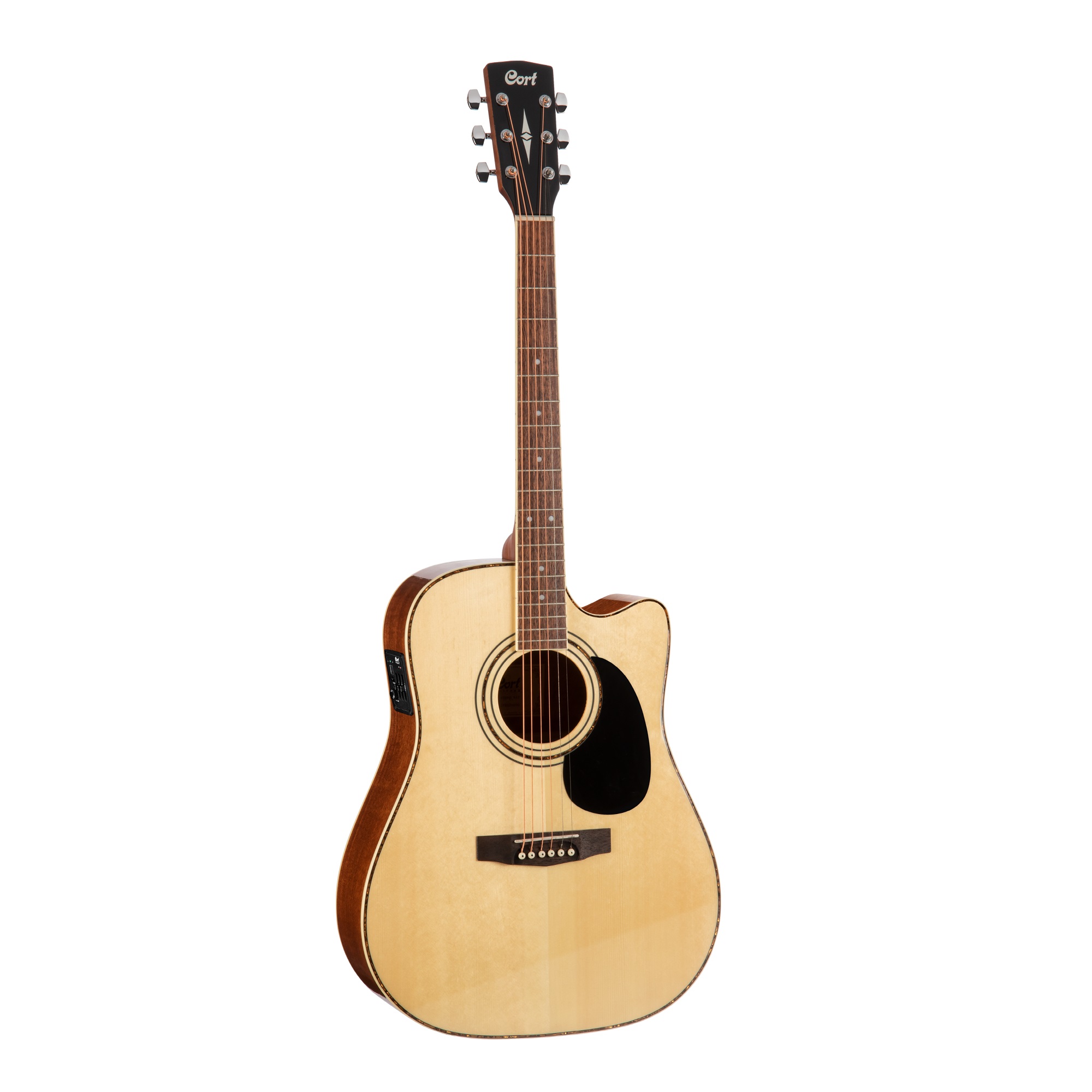 Cort AD880CE Cutaway Electro Acoustic Guitar Natural Satin