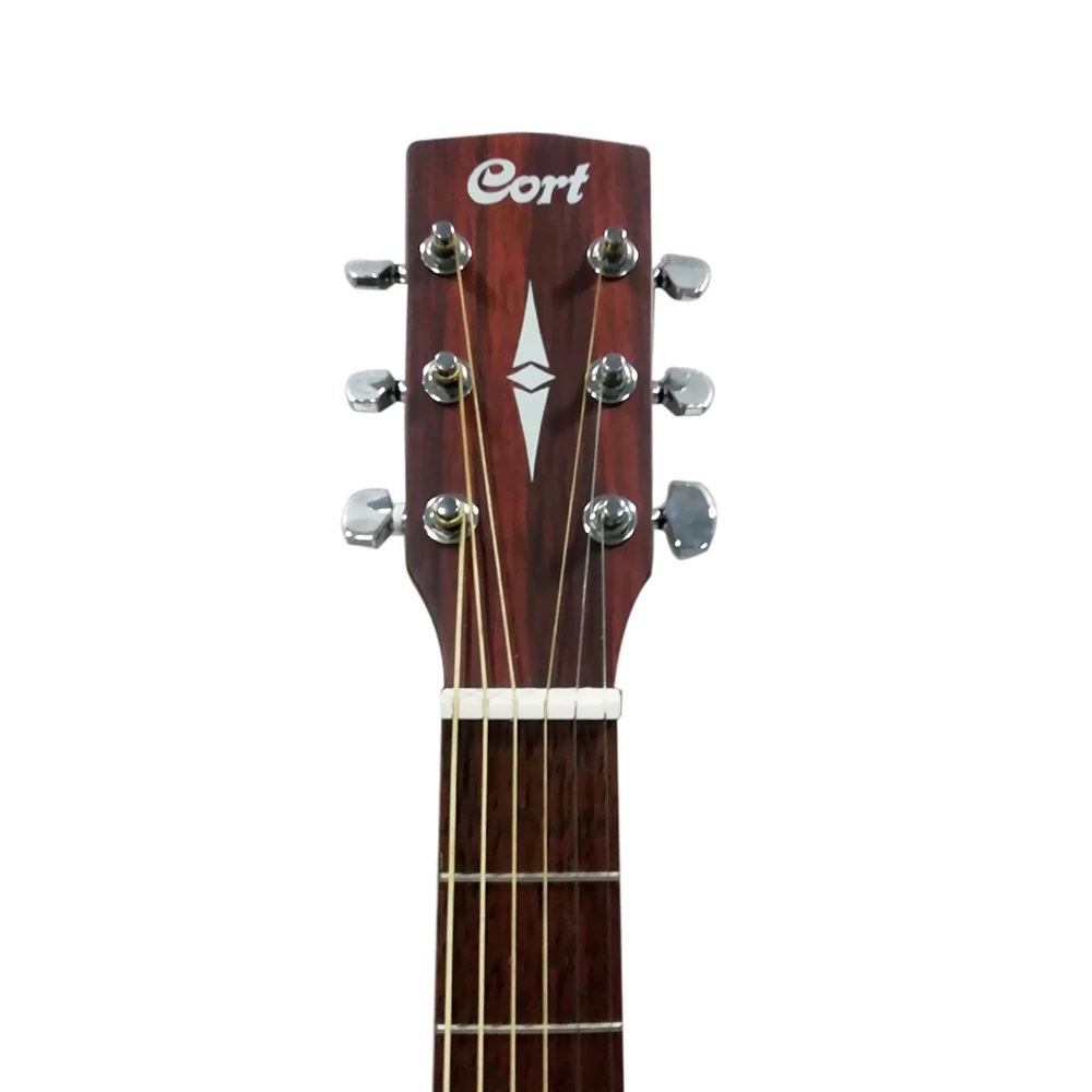 Cort AF 550se Solid Top 6 String Grand Concert Electro Acoustic Guitar - Open Pore