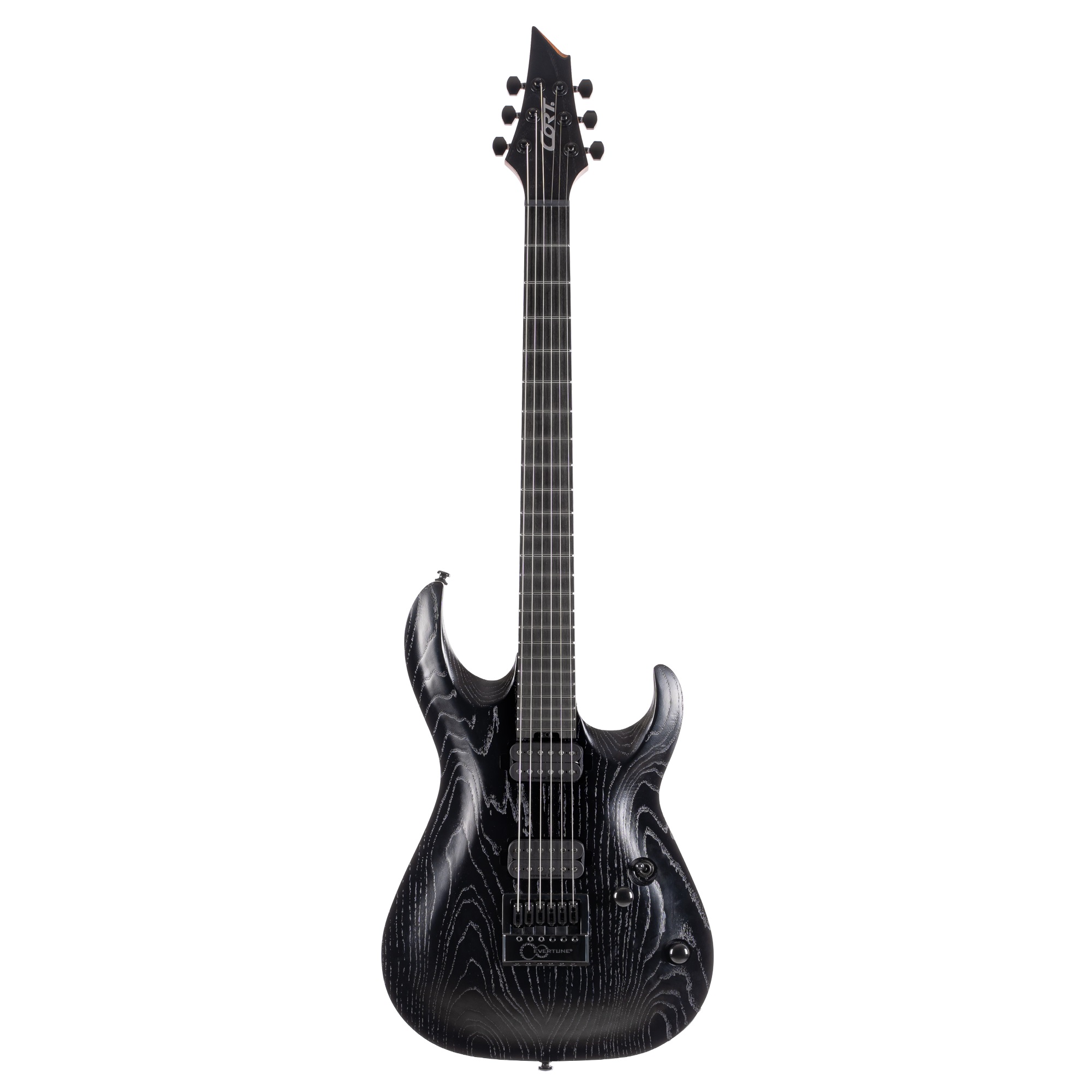 Cort Electric Guitar KX700 Evertune Open Pore Black with Bag