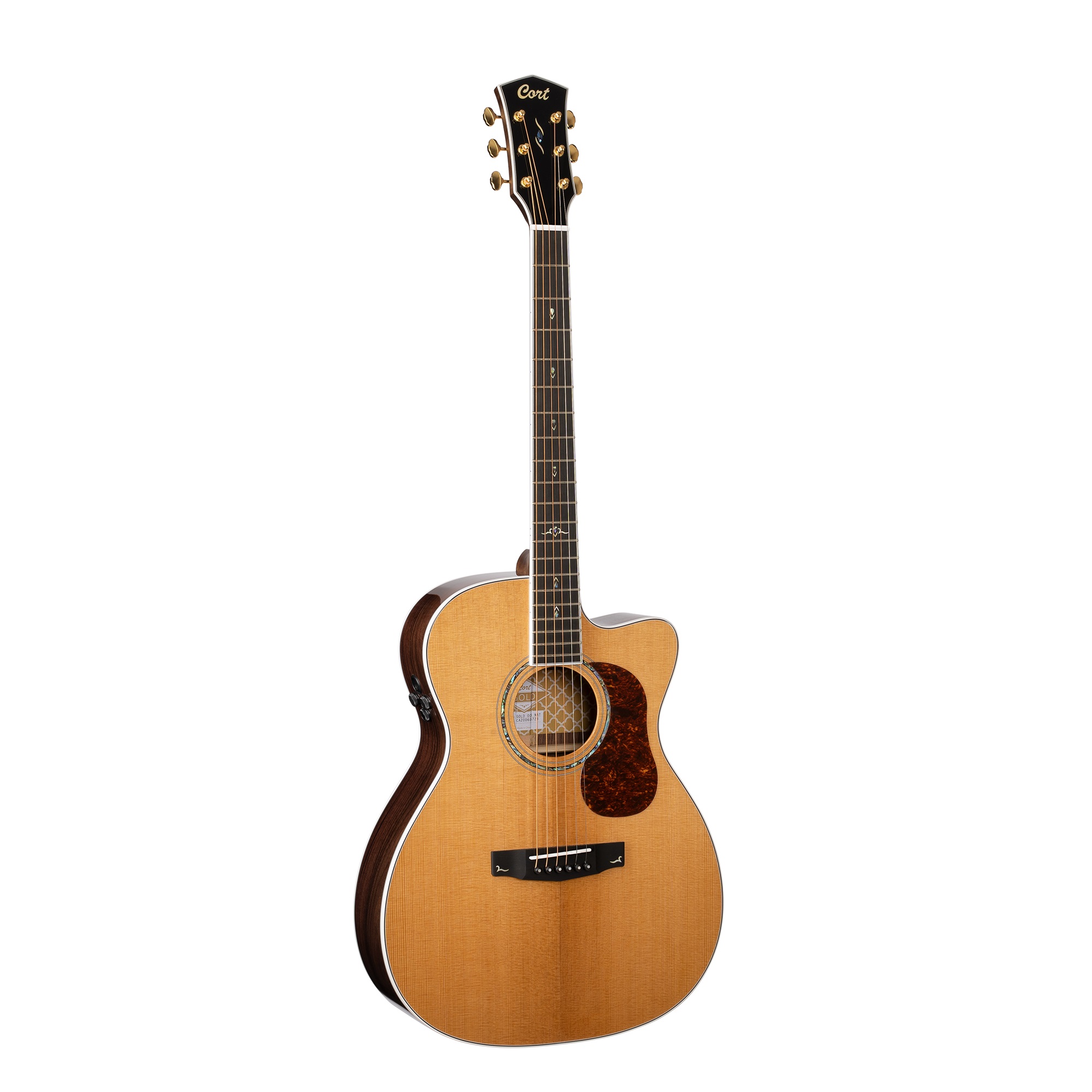 Cort Gold Series Gold OC8 Electro Acoustic Guitar With Case
