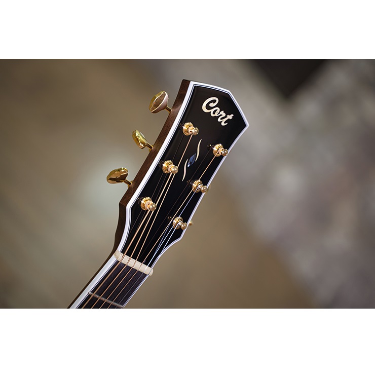Cort Gold Series Gold OC8 Electro Acoustic Guitar With Case