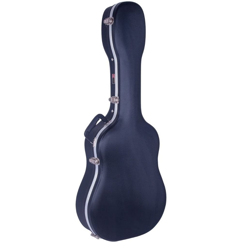 Crossrock CRA802DBK Abs Molded Dreadnought Acoustic Guitar Hard Case - Black