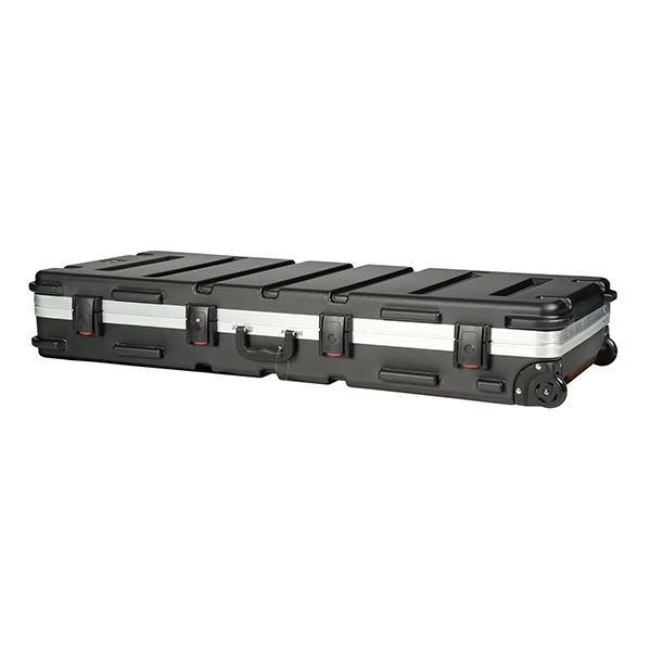 Crossrock CRA861KBK Keyboard Hard Case with TSA Lock and Wheel
