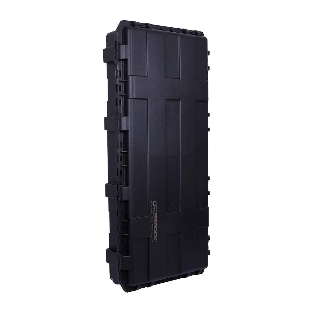 Crossrock CRA961PE 61 Injection Molded Note Keyboard Flight Case with Wheel