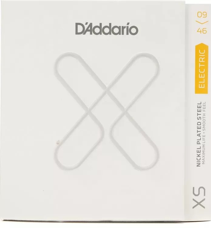 DAddario XSE0946 Nickel-plated Steel-coated Electric Guitar Strings - 009-046 Super Light TopRegular Bottom