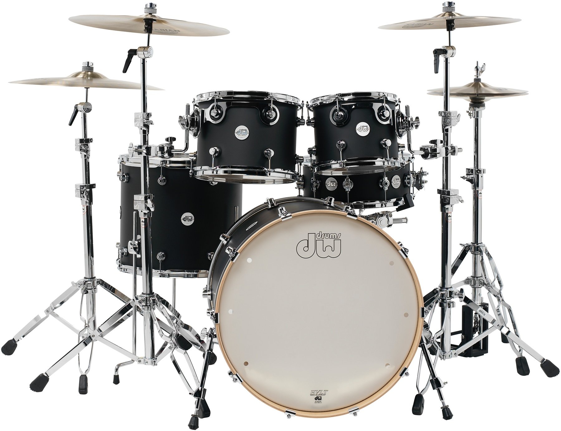 DW Design Series 5-piece Shell Pack - Black Satin