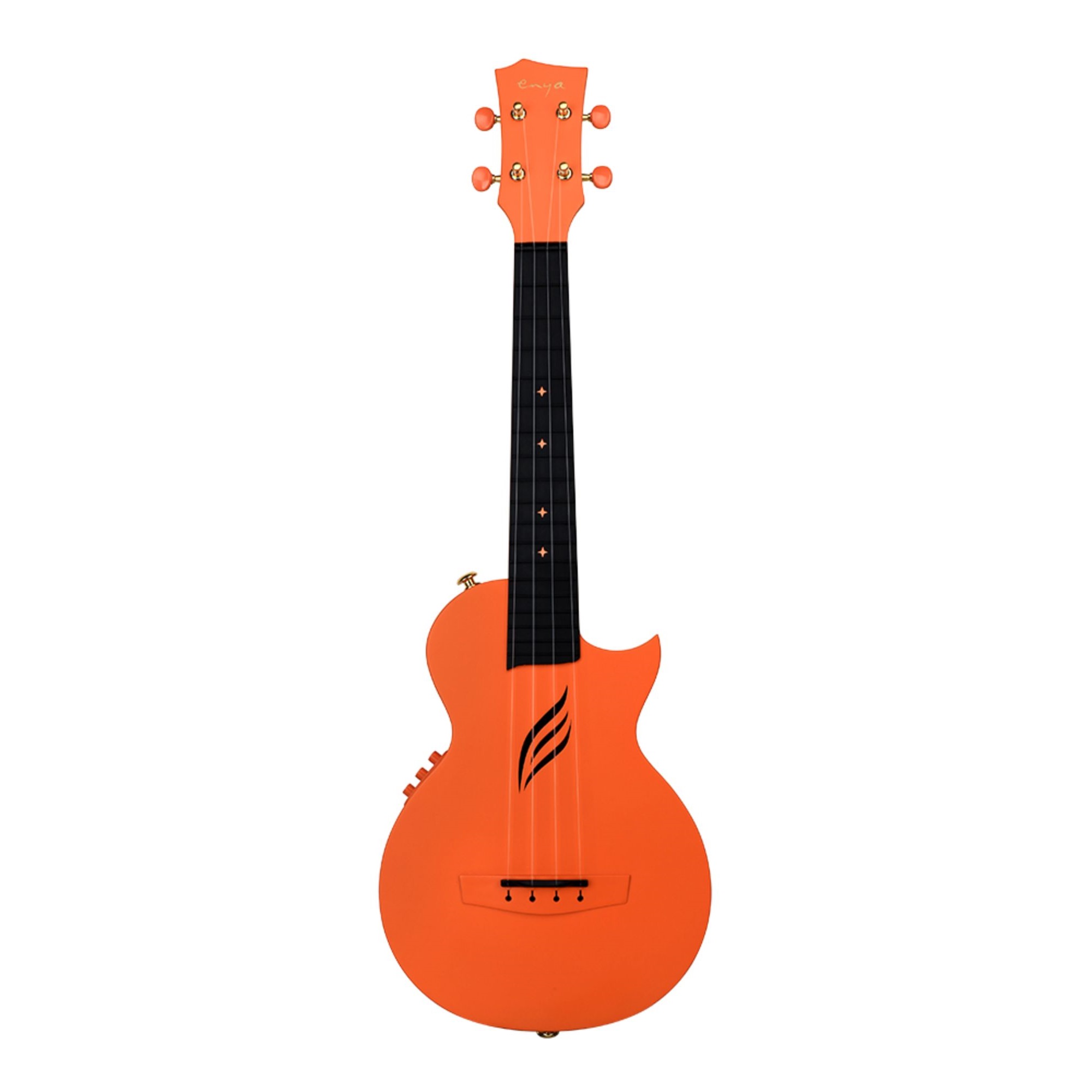 Enya Concert Nova UE Carbon Fiber Travel Ukulele with AcousticPlus
