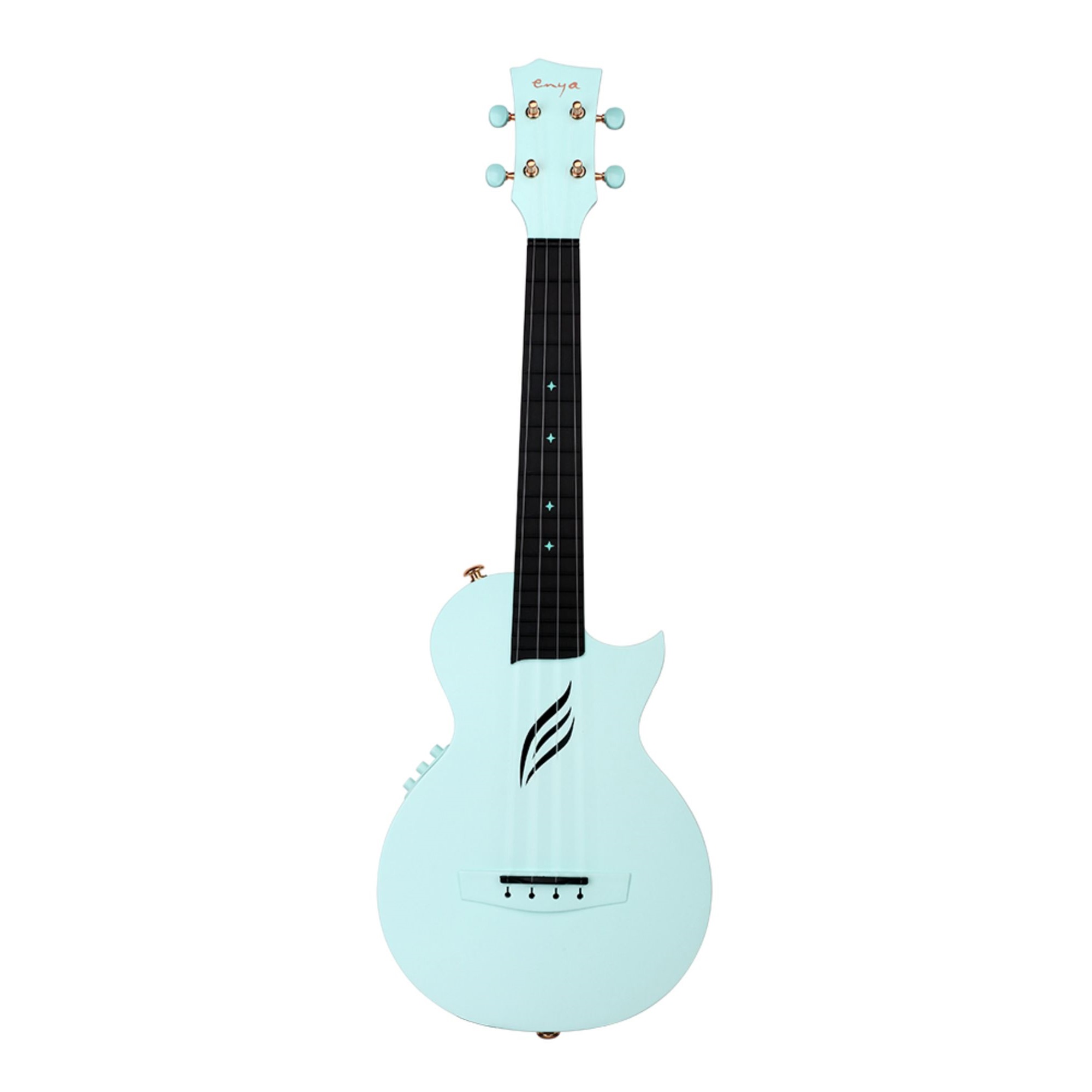 Enya Concert Nova UE Carbon Fiber Travel Ukulele with AcousticPlus