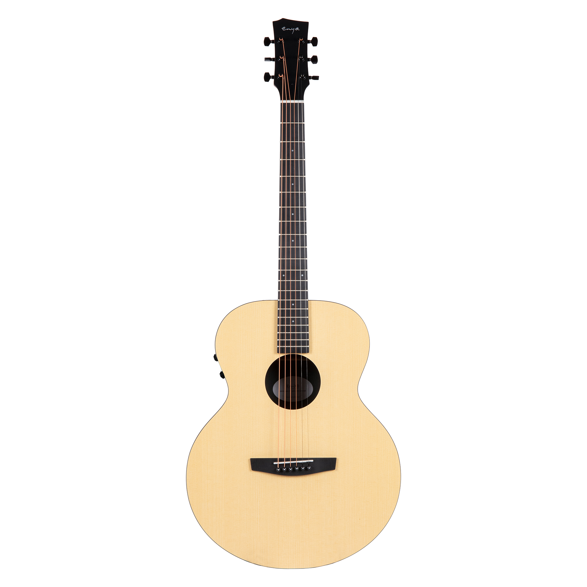 Enya EA X0 EQ Transacoustic Grand Auditorium Acoustic Guitar