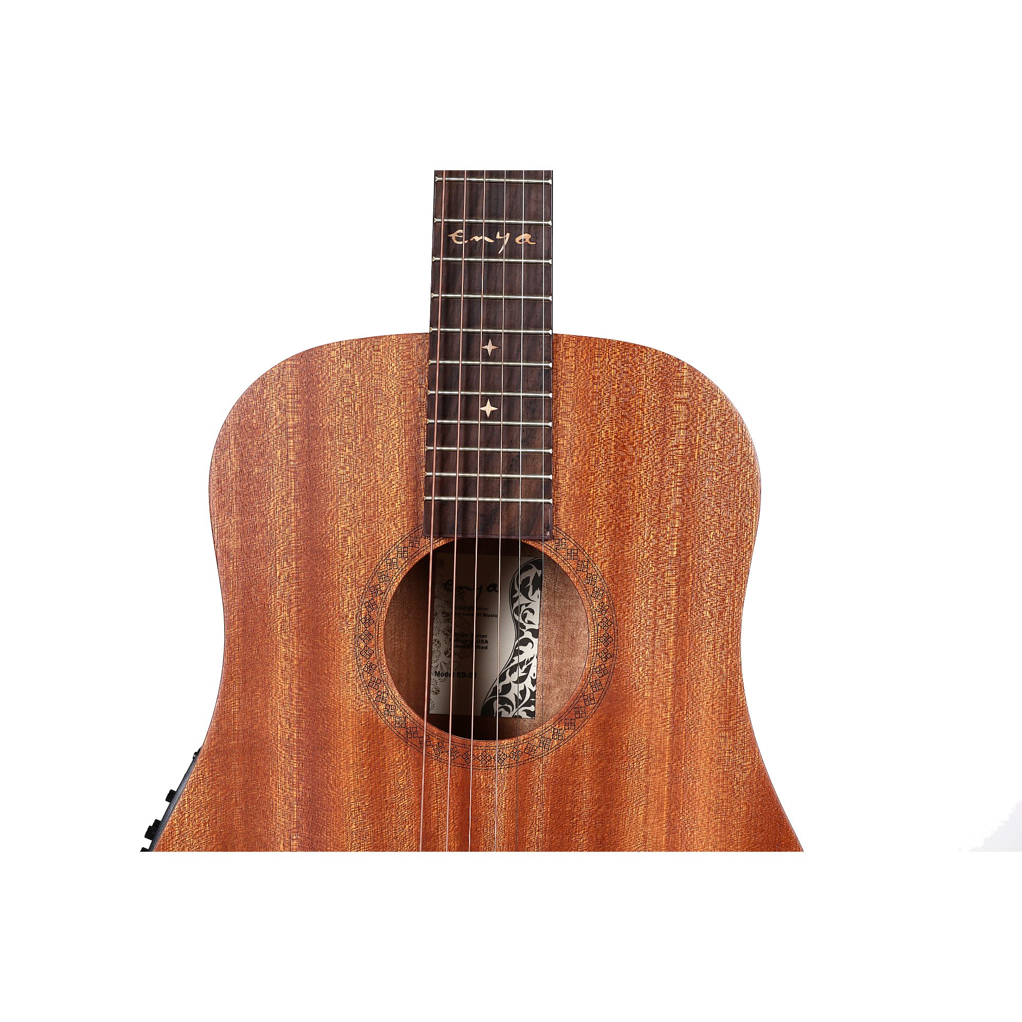 Enya EB-01 EQ Mini Travel Guitar- Natural Matt