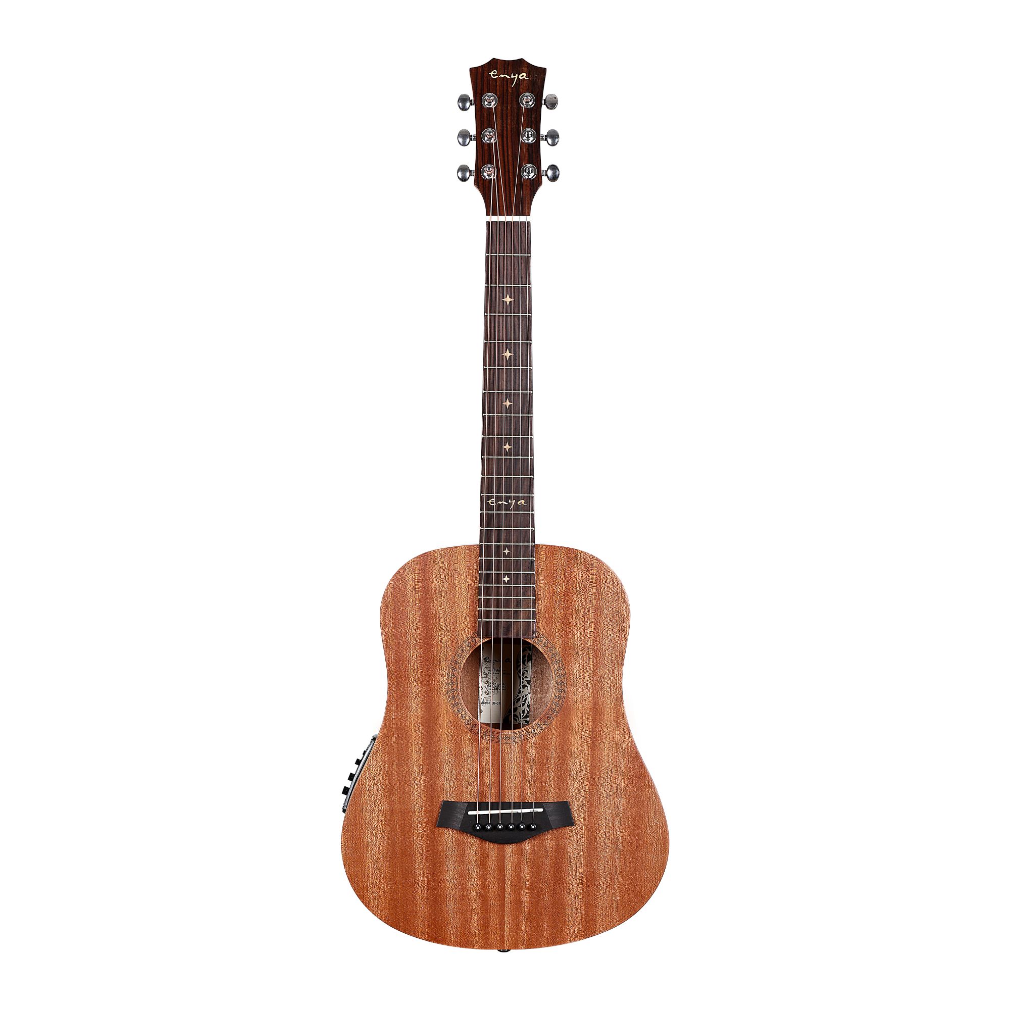 Enya EB-01 EQ Mini Travel Guitar- Natural Matt