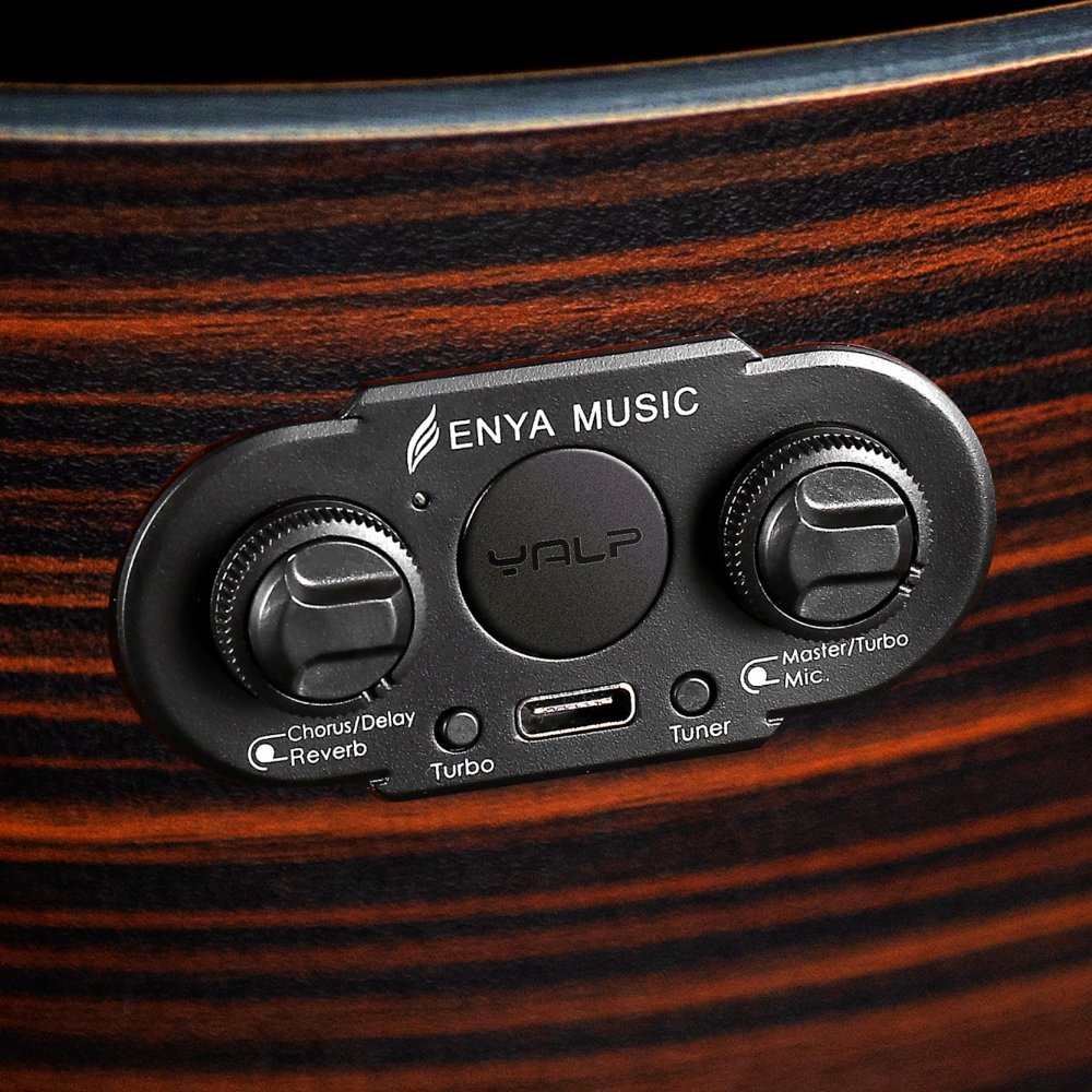 Enya EM-X1 PRO EQ 36TransAcoustic Guitar- Sunburst Matt Finish
