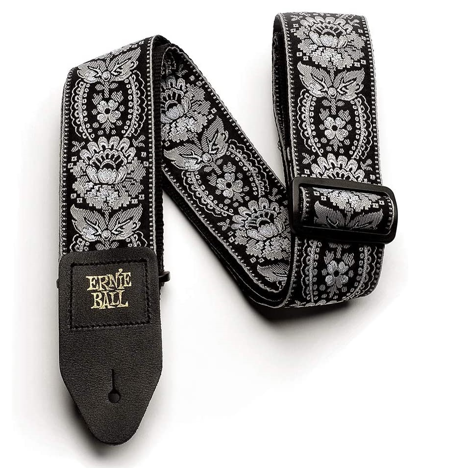 Ernie Ball 4150 Silver Orleans Jacquard Guitar Strap
