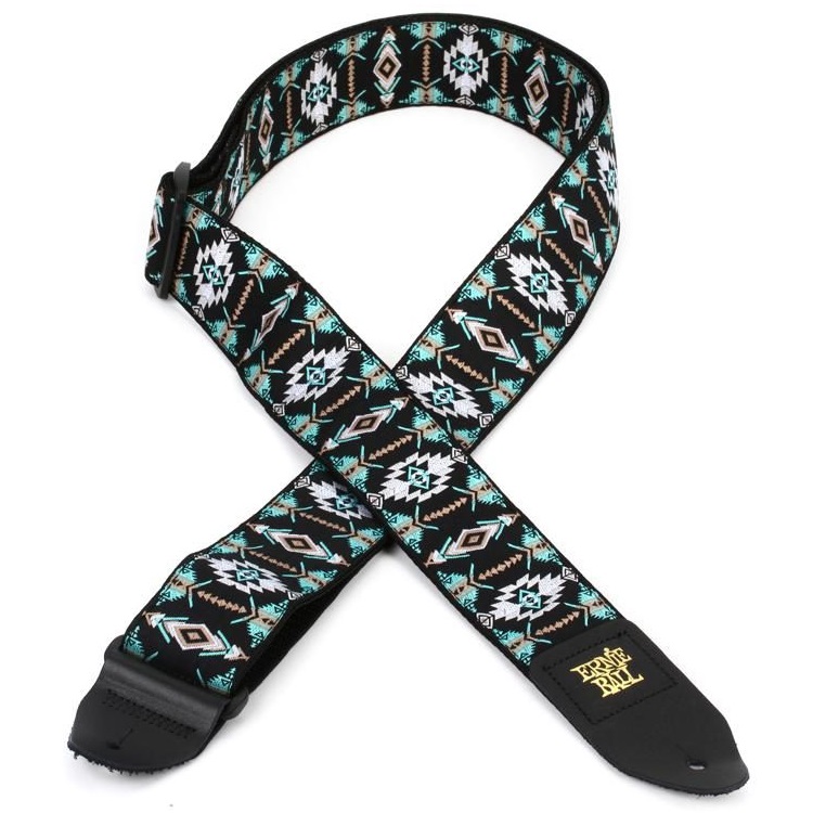 Ernie Ball 5325 Southwest Turquoise Jacquard Strap