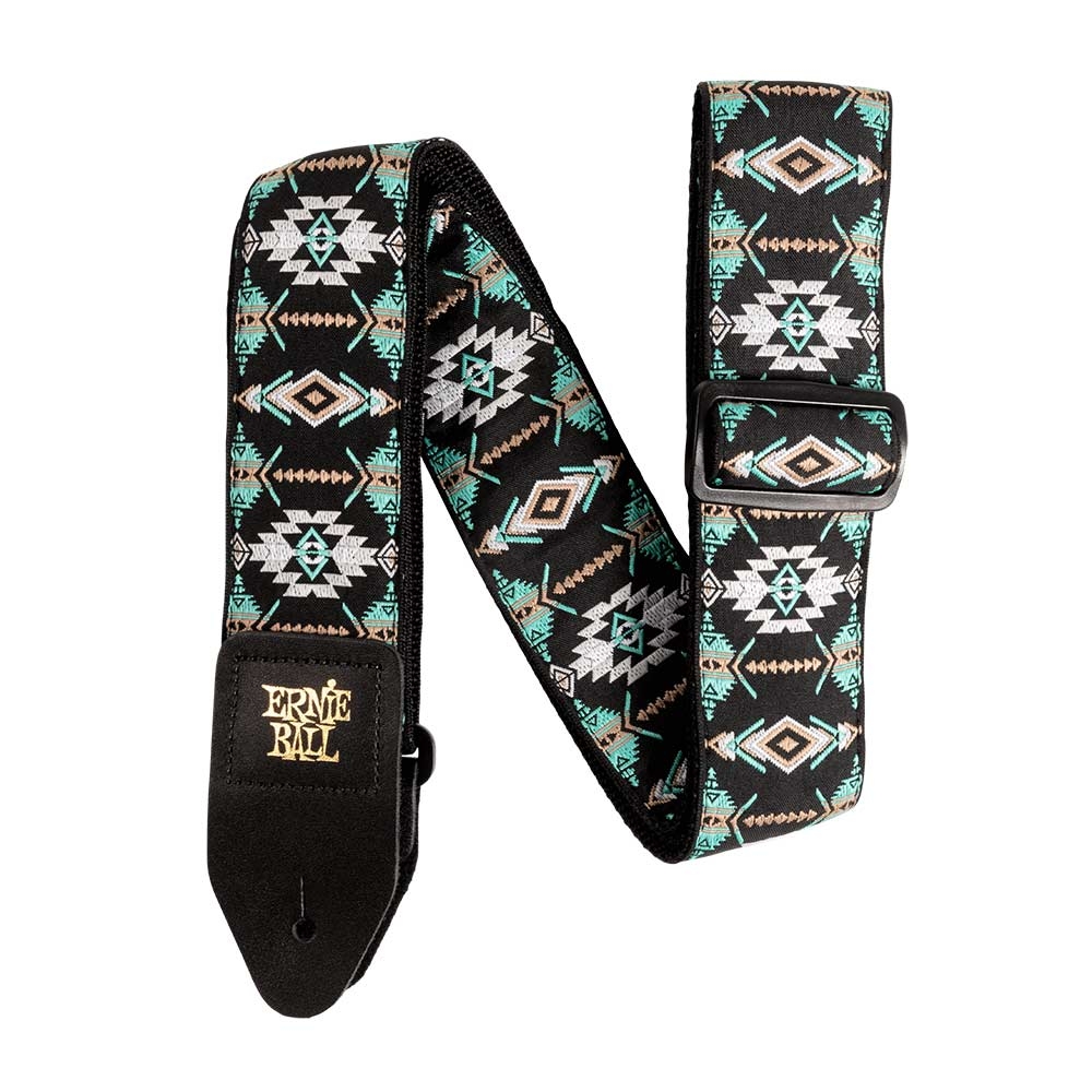 Ernie Ball 5325 Southwest Turquoise Jacquard Strap