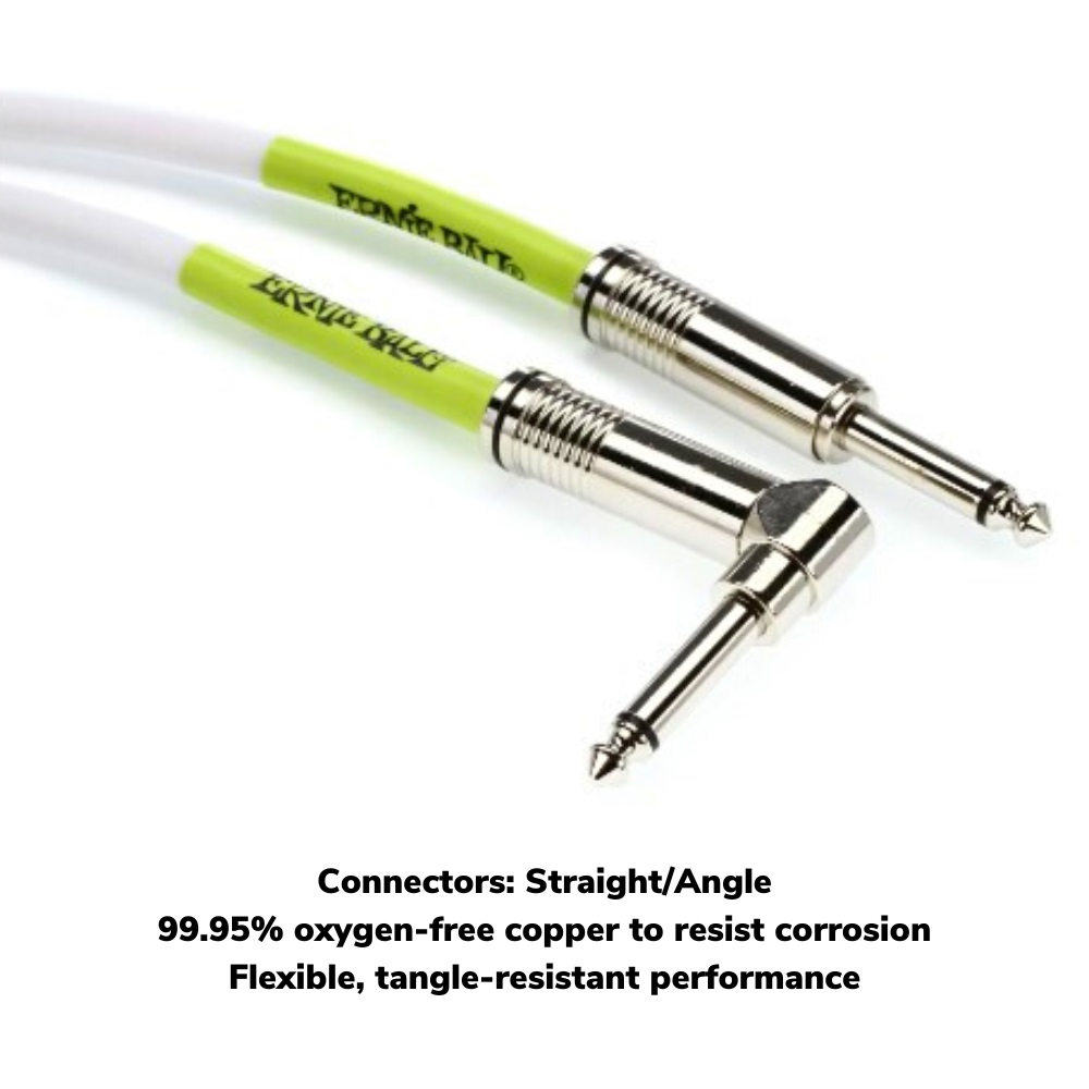 Ernie Ball 6049 Ultraflex 10039 StraightAngle Instrument Cable