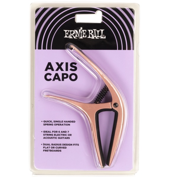 Ernie Ball 9605 Axis Capo Rose Gold